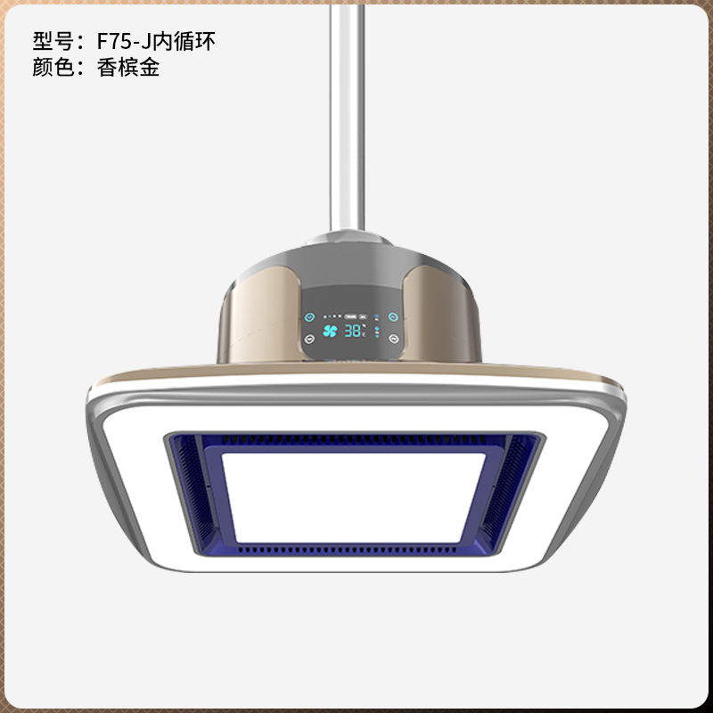 內(nèi)循環(huán)智能煙霧感應吸煙燈F75-J