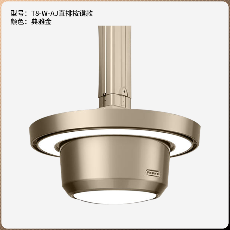 直排雙層環(huán)吸三擋調(diào)節(jié)吸煙燈T8-W-AJ